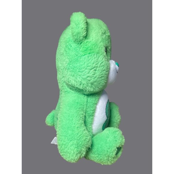 Care Bears Good Luck Bear Plush Toy 13" Green With Shamrock Belly By Basic Fun - Picture 7 of 14